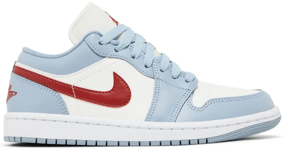 Air Jordan 1 Low 'Blue Whisper Dune Red'