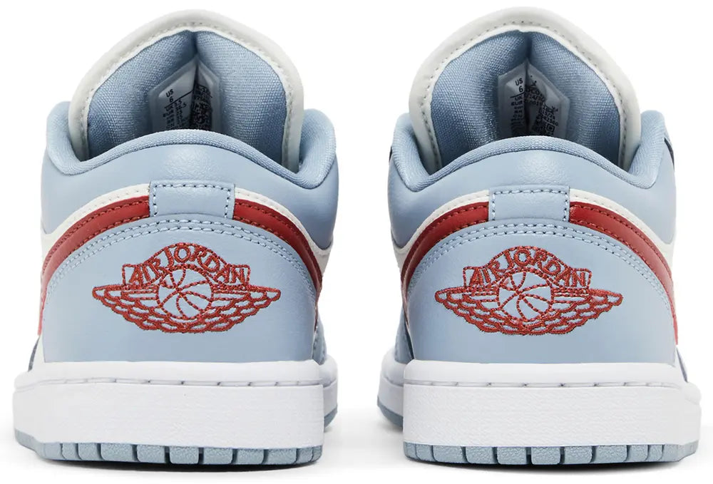 Air Jordan 1 Low 'Blue Whisper Dune Red'