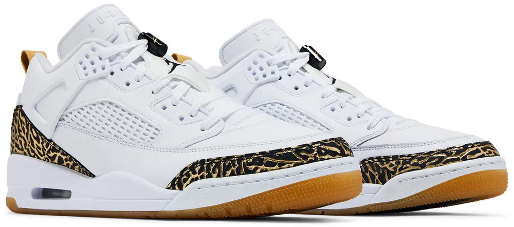 Air Jordan Spizike Low 'White Black Metallic Gold'