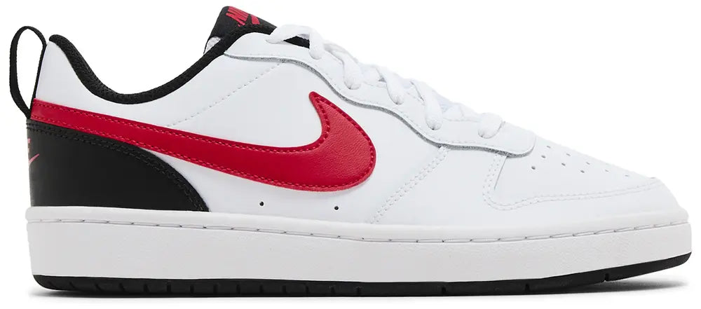 Nike Court Borough Low 2 GS 'White University Red'