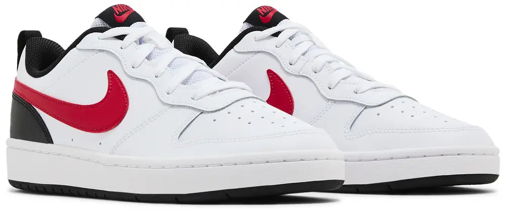 Nike Court Borough Low 2 GS 'White University Red'