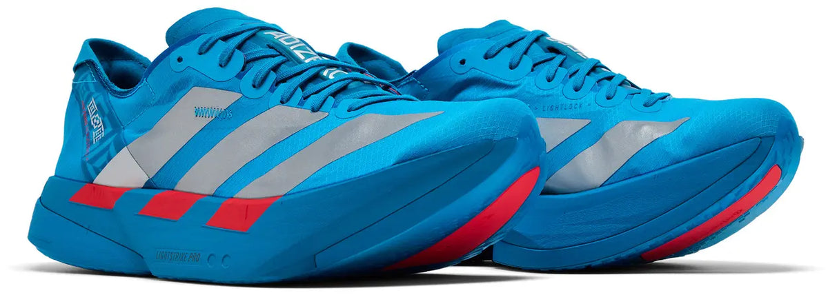 adidas Adizero Adios Pro 4 'Solar Blue Silver Metallic Lucid Red'